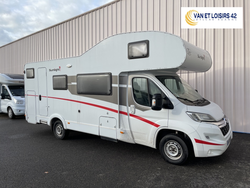 camping car SUNLIGHT CAPUCINE A72 modèle 2019